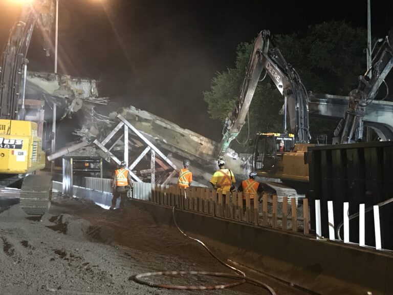 Harmer Avenue Bridge demolition