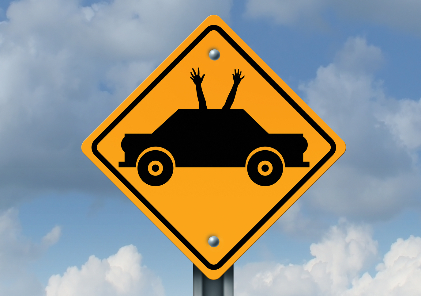 Autonomous vehicle sign