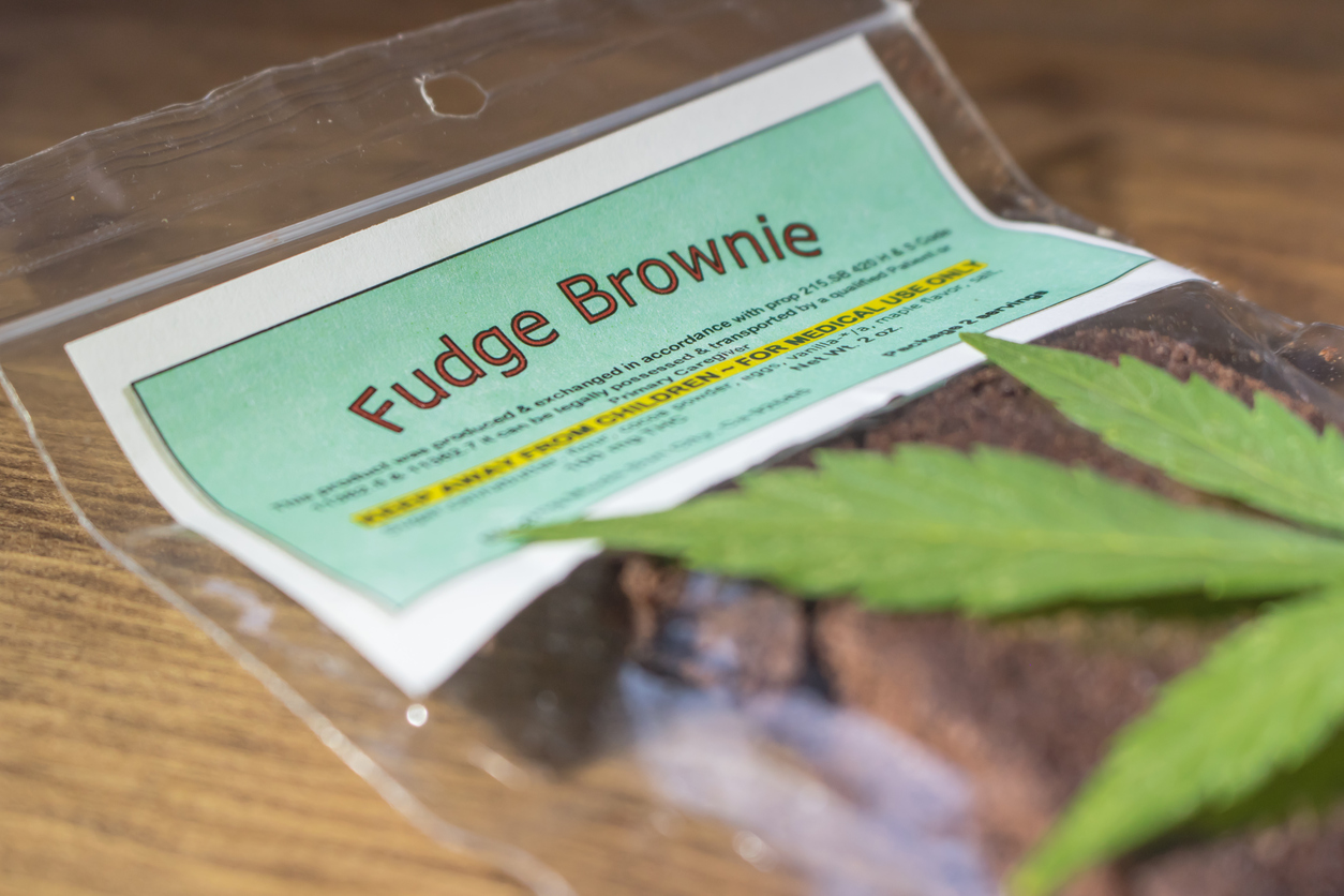 Cannabis brownie