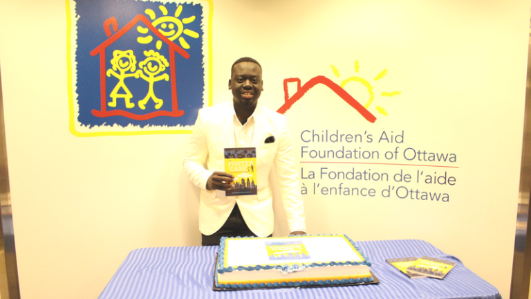 Lual Lual at his book launch