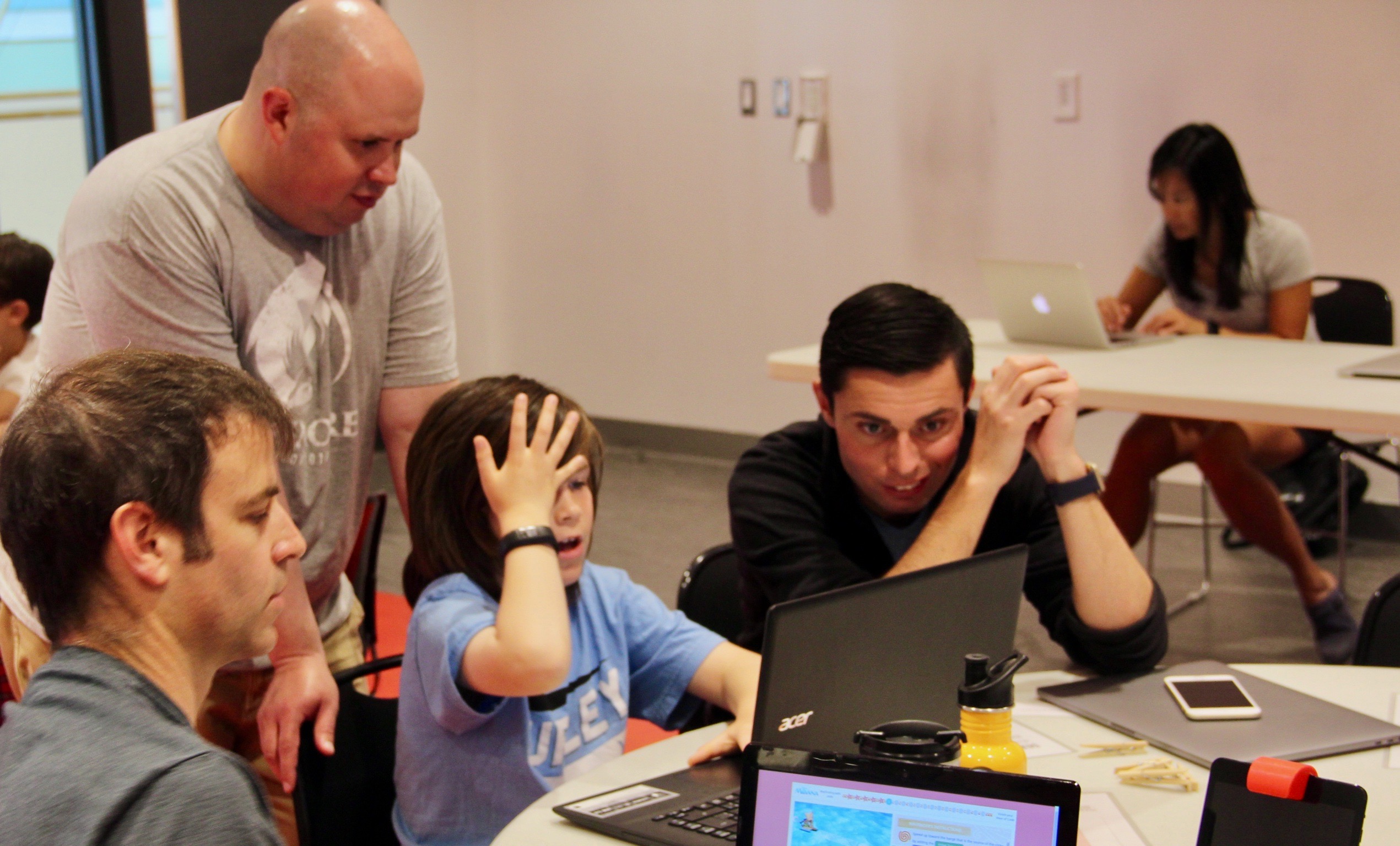 Chris Smith and Steven Lavigne from Kids & Code