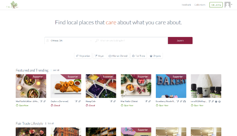 Ottawa-based Ethical Tree simplifying search for vegan and ethical restaurants