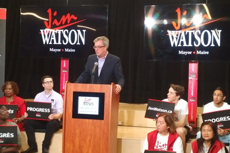 Jim Watson campaign speech