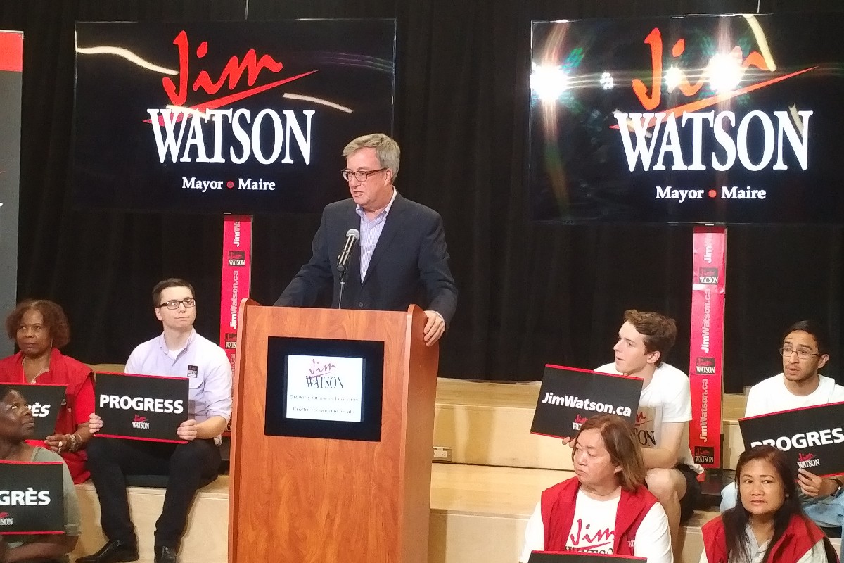 Jim Watson campaign speech