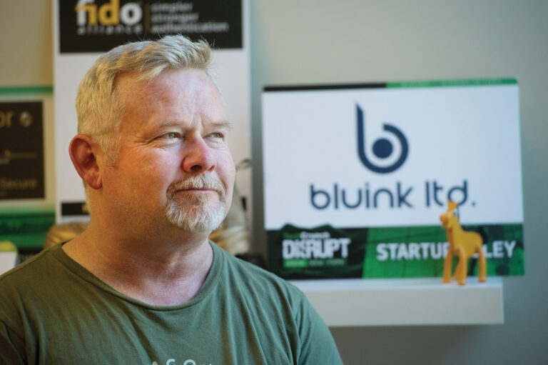 Bluink founder Steve Borza is looking to raise $2 million in new funding. (Photo by Mark Holleron)