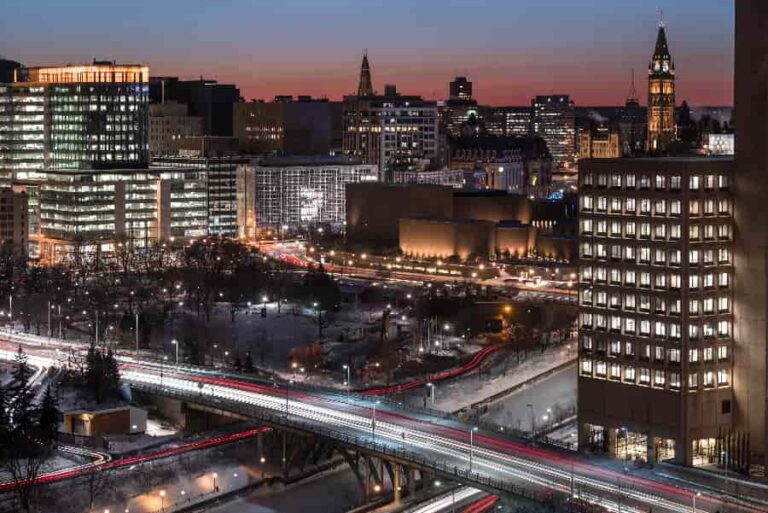 Ottawa night skyline