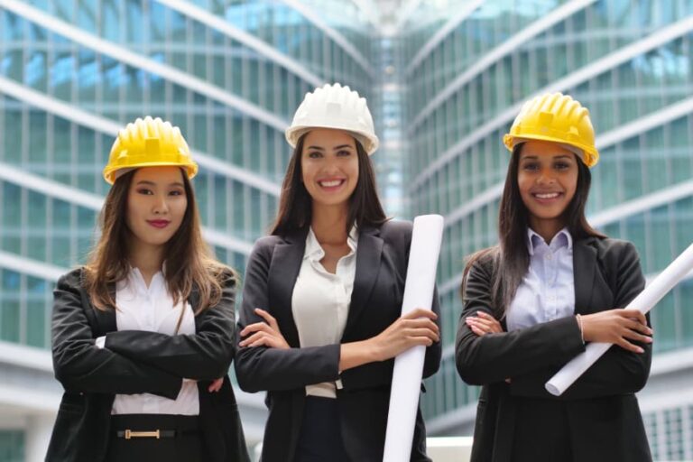 Women in engineering stock image