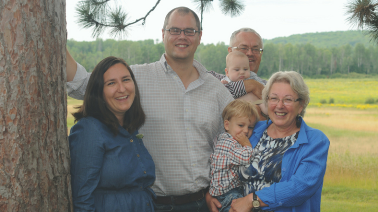 Three generations of the Rivett-Carnac family.