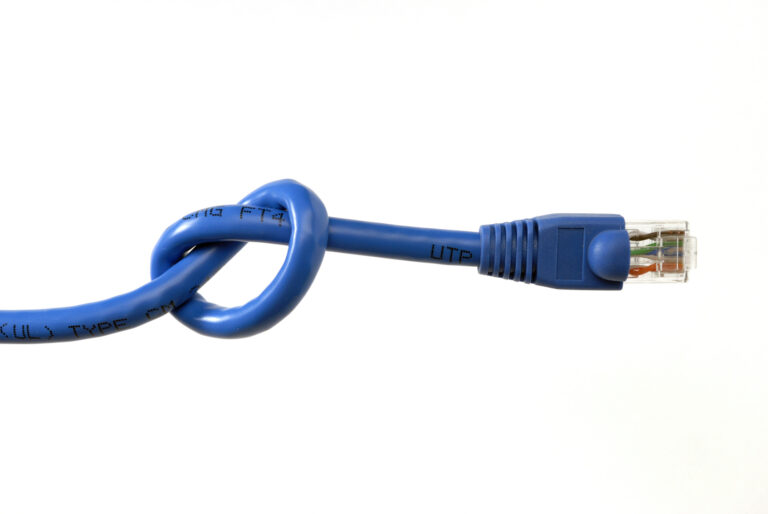 Picture of an Internet cable