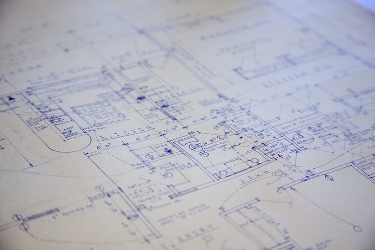 Construction blueprint