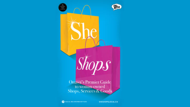 She shops