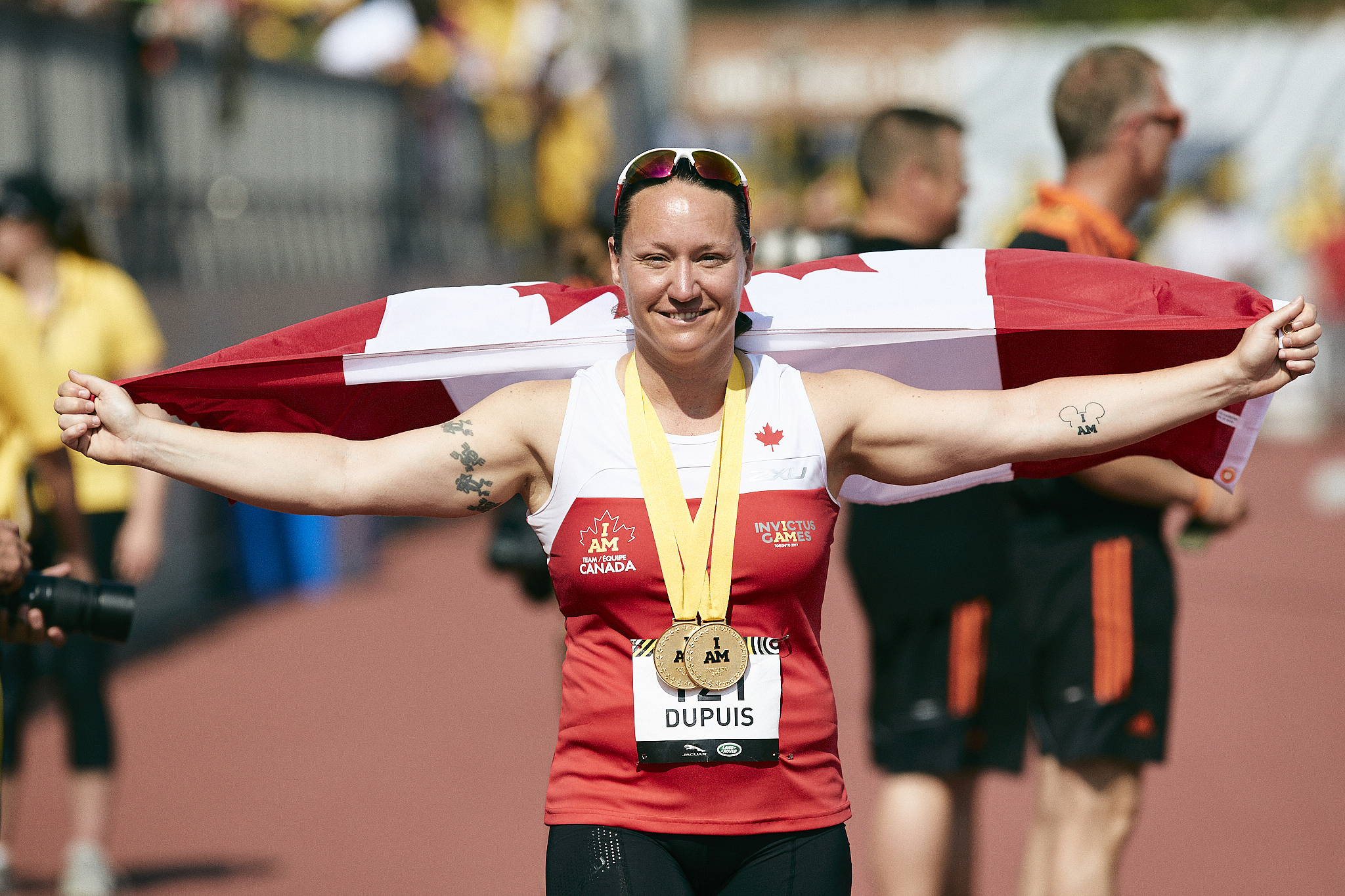 Natacha Dupuis at the 2017 Invictus Games