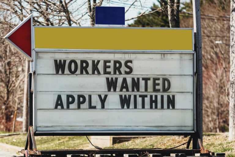 Help wanted sign