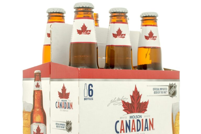 Molson Canadian beer