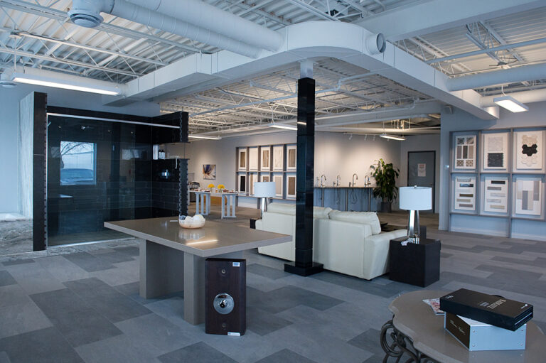 A corner of the Vesta Marble showroom