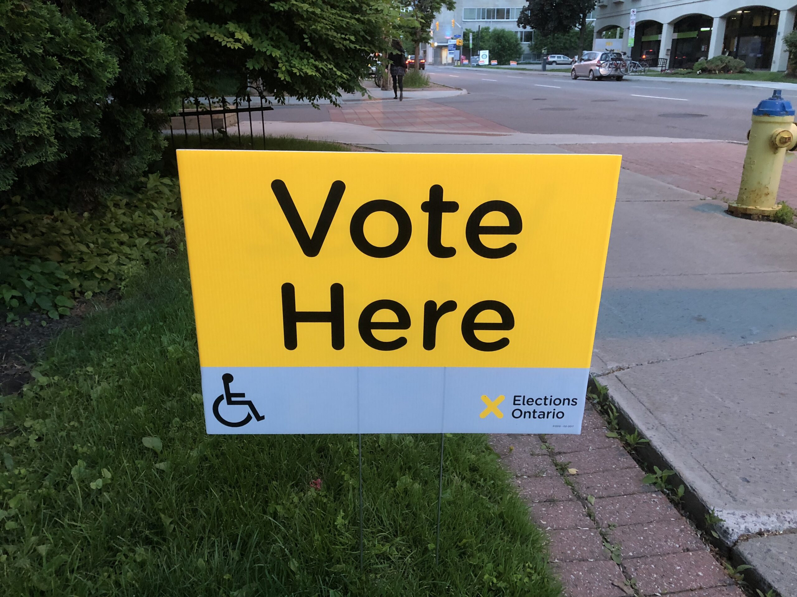 Election sign