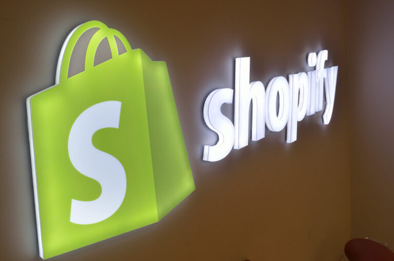 Shopify sign