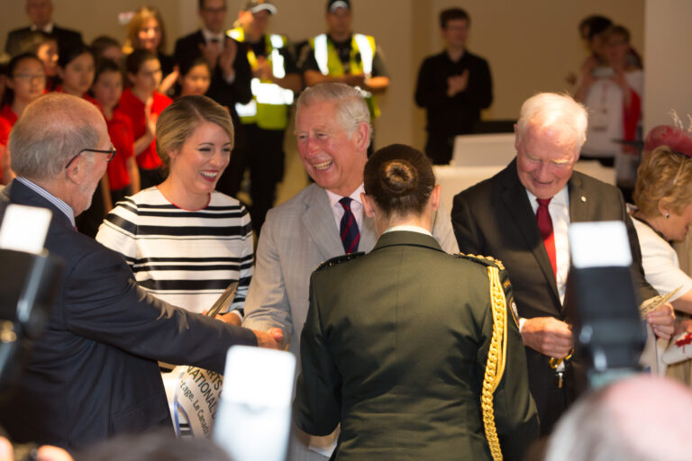 NAC ribbon-cutting ceremony with Prince Charles