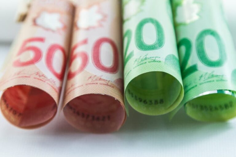 Canadian money rolls