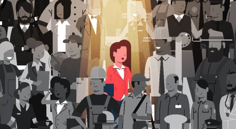 Talent hunt stock image