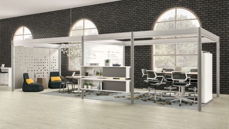 Image of an industrial style office.
