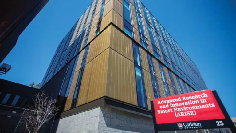 A photo of the ARISE building at Carleton univeristy