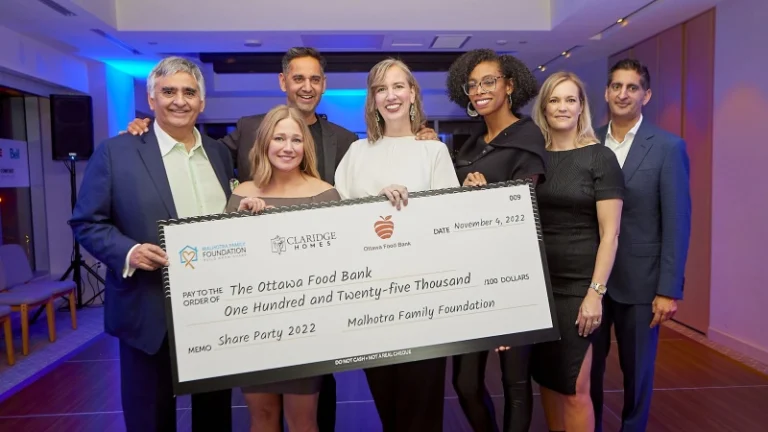 Malhotra Family Foundation and Claridge Homes