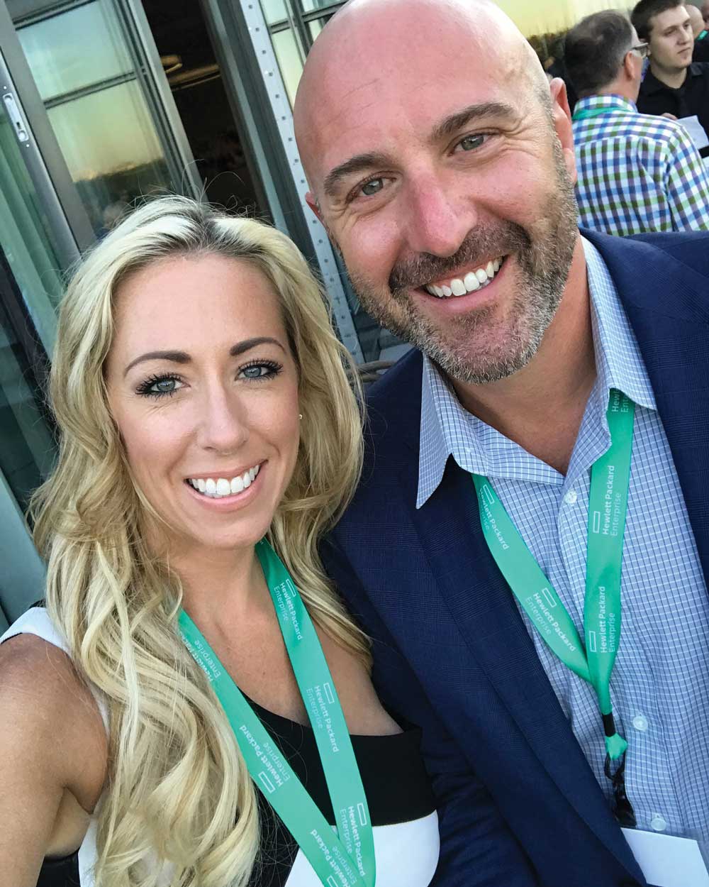 A photo of a young couple