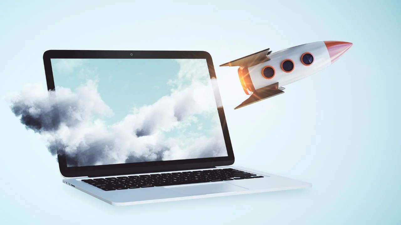 website launch stock photo