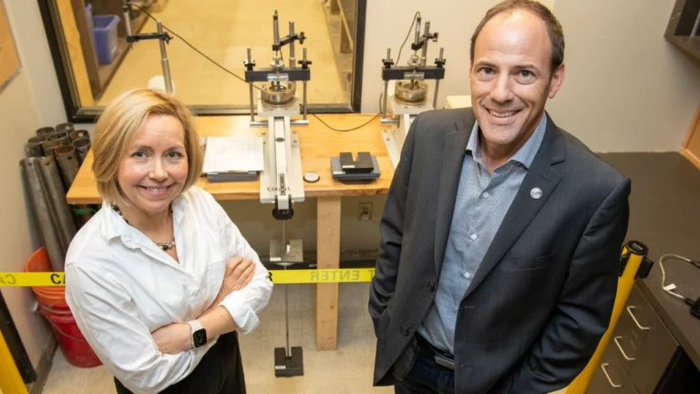 portrait of a woman and a man