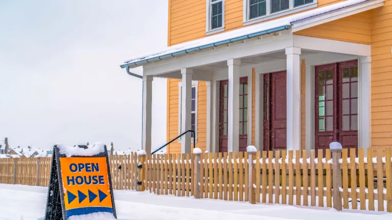 Home for sale winter