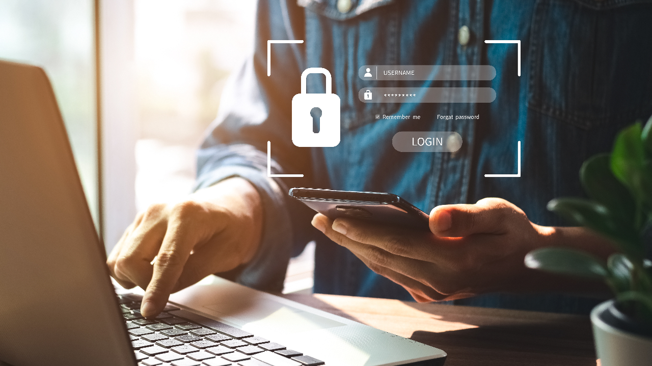 Cybersecurity stock image