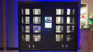 The takeout lockers at Grounded Kitchen and Coffee Bar. Photo supplied.