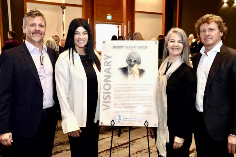 Queensway Carleton Hospital honours the late Hank Mews at Visionaries Breakfast