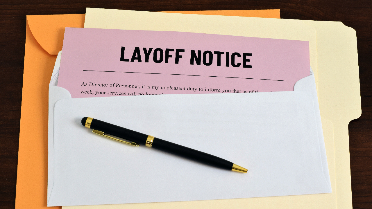 Layoff stock image