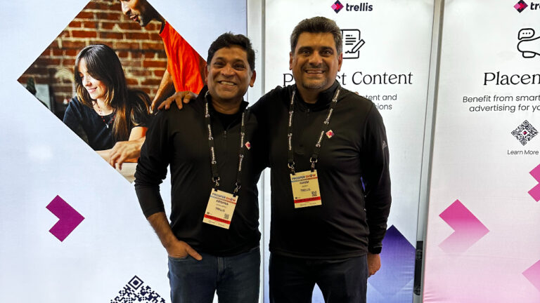 Trellis co-founders Krishna and Fahim