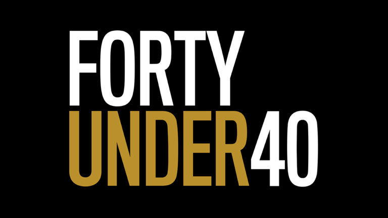 forty under forty graphic