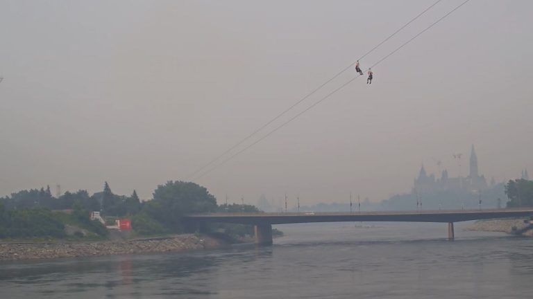 Interzip zipline smog smoke