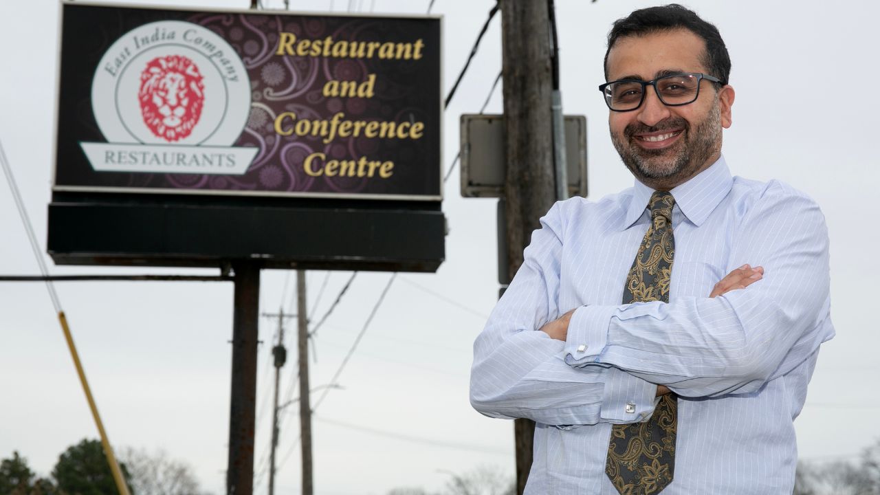 Amish Mehra, GM of Ottawa restaurant East India Company