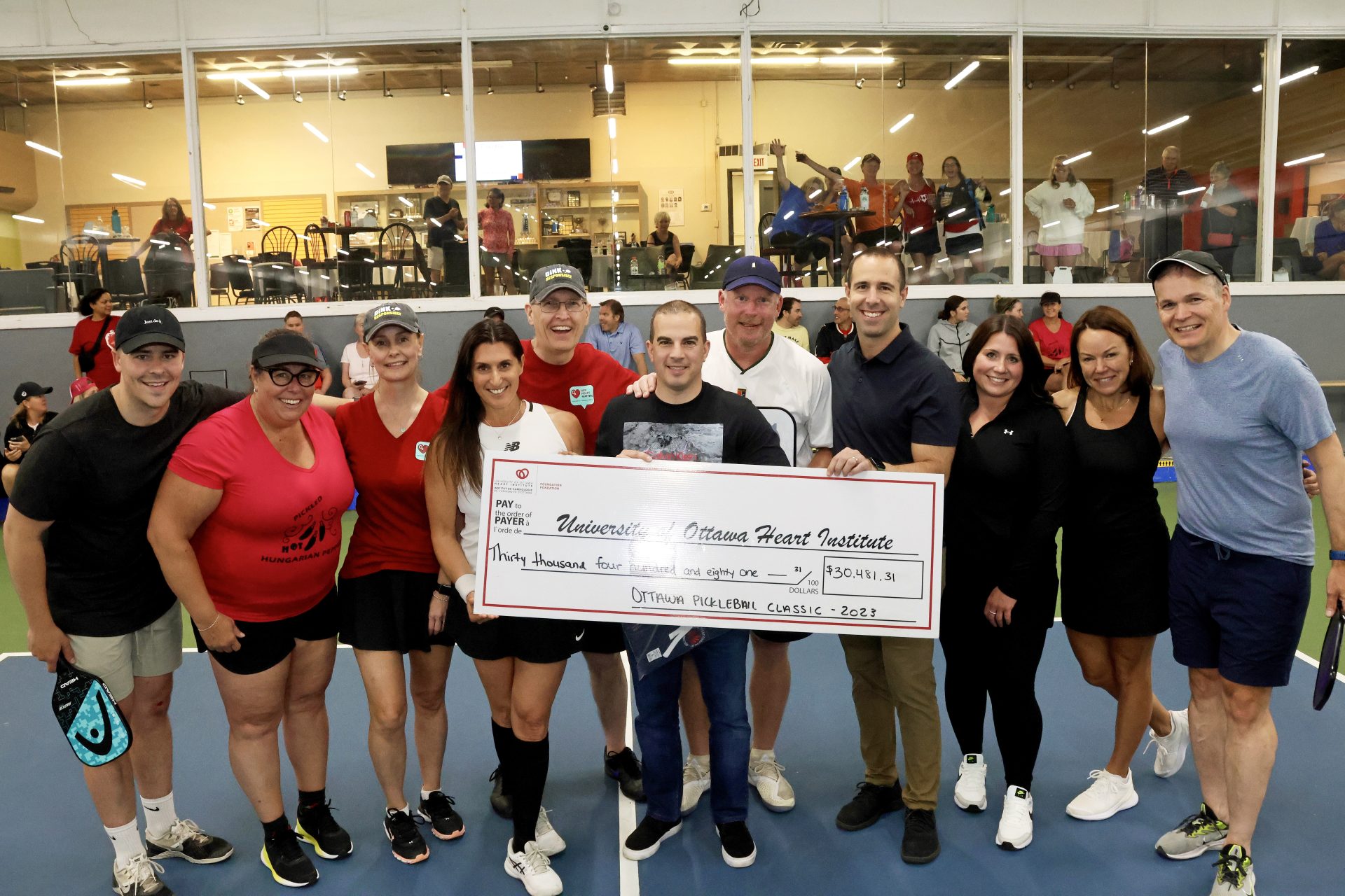 How Daniel Alfredsson spent his Saturday afternoon playing pickleball