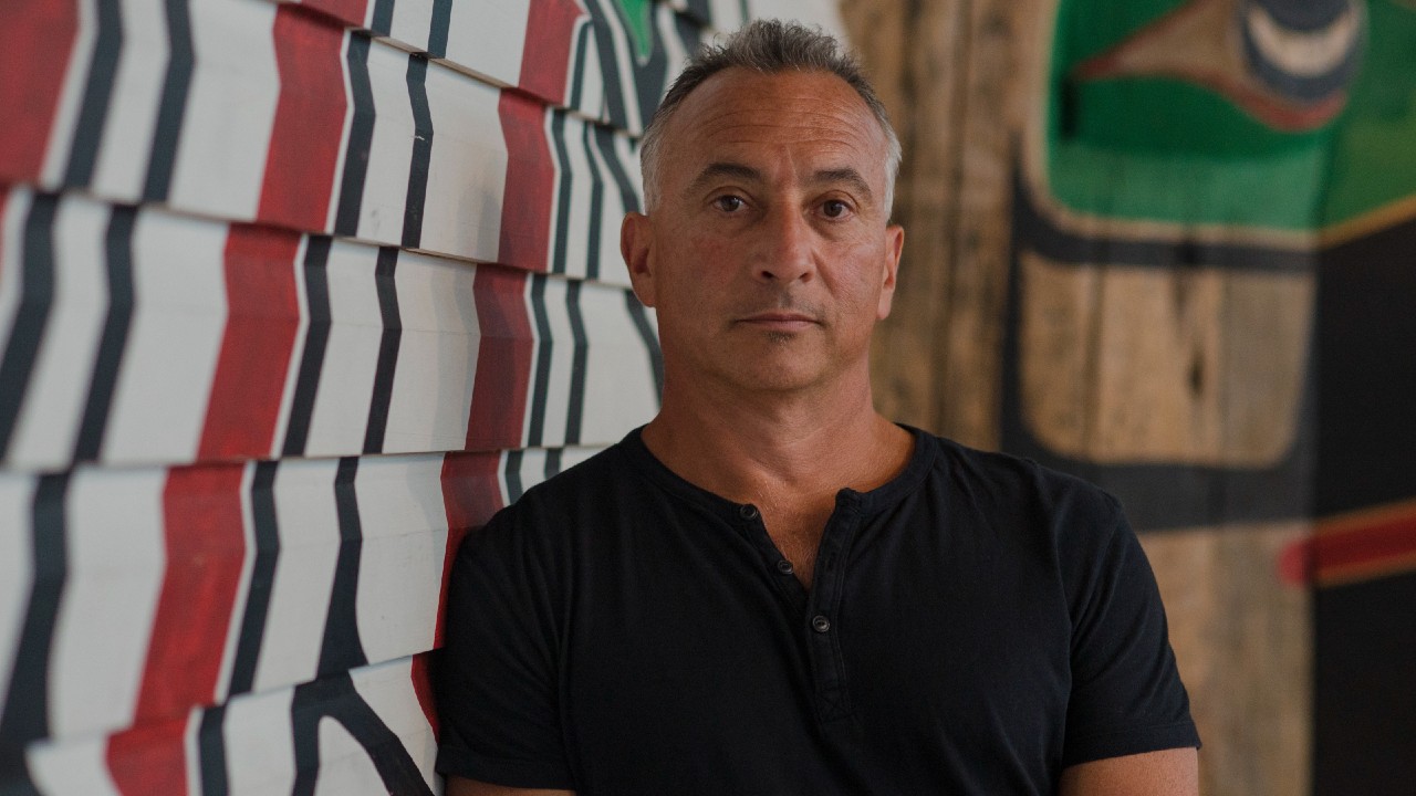 Mark Marsolais-Nahwegahbow, birch bark coffee