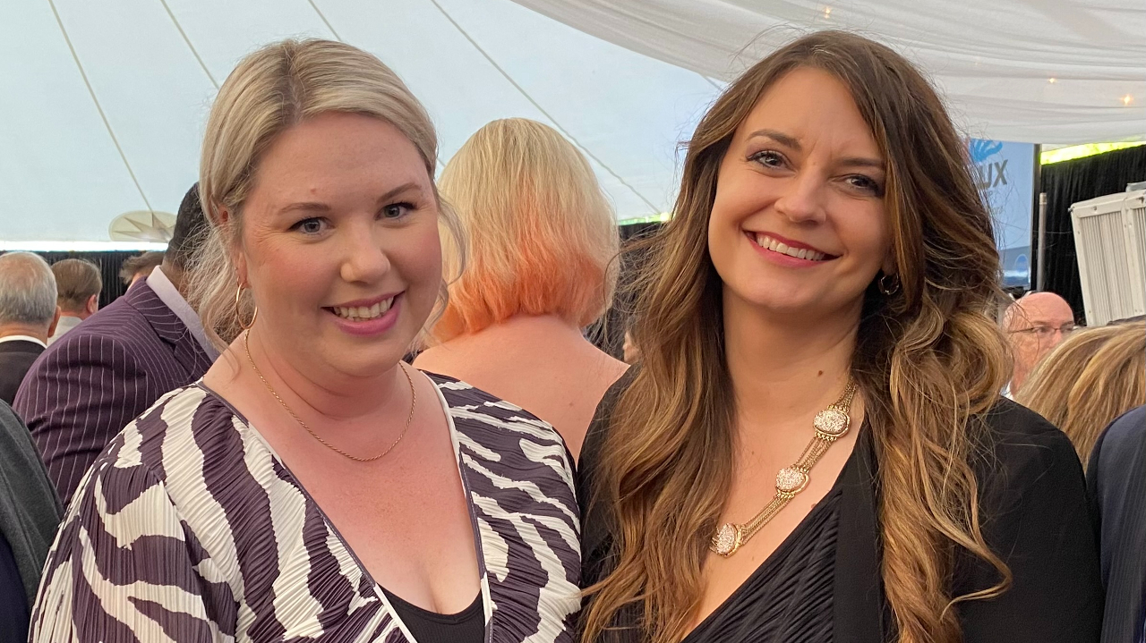 Sarah Vandenbelt and Ashley Hopkins