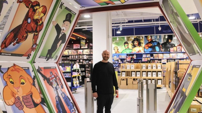 Dave Doyon, co-owner of Quebec retailer Imaginaire, said he's excited to welcome Ottawa shoppers to the Rideau Centre store. Photo by Sarah MacFarlane