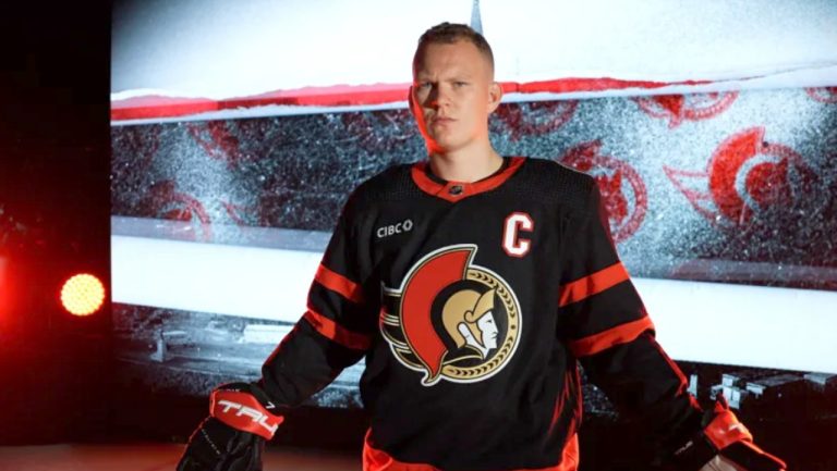 New Ottawa Senators jersey