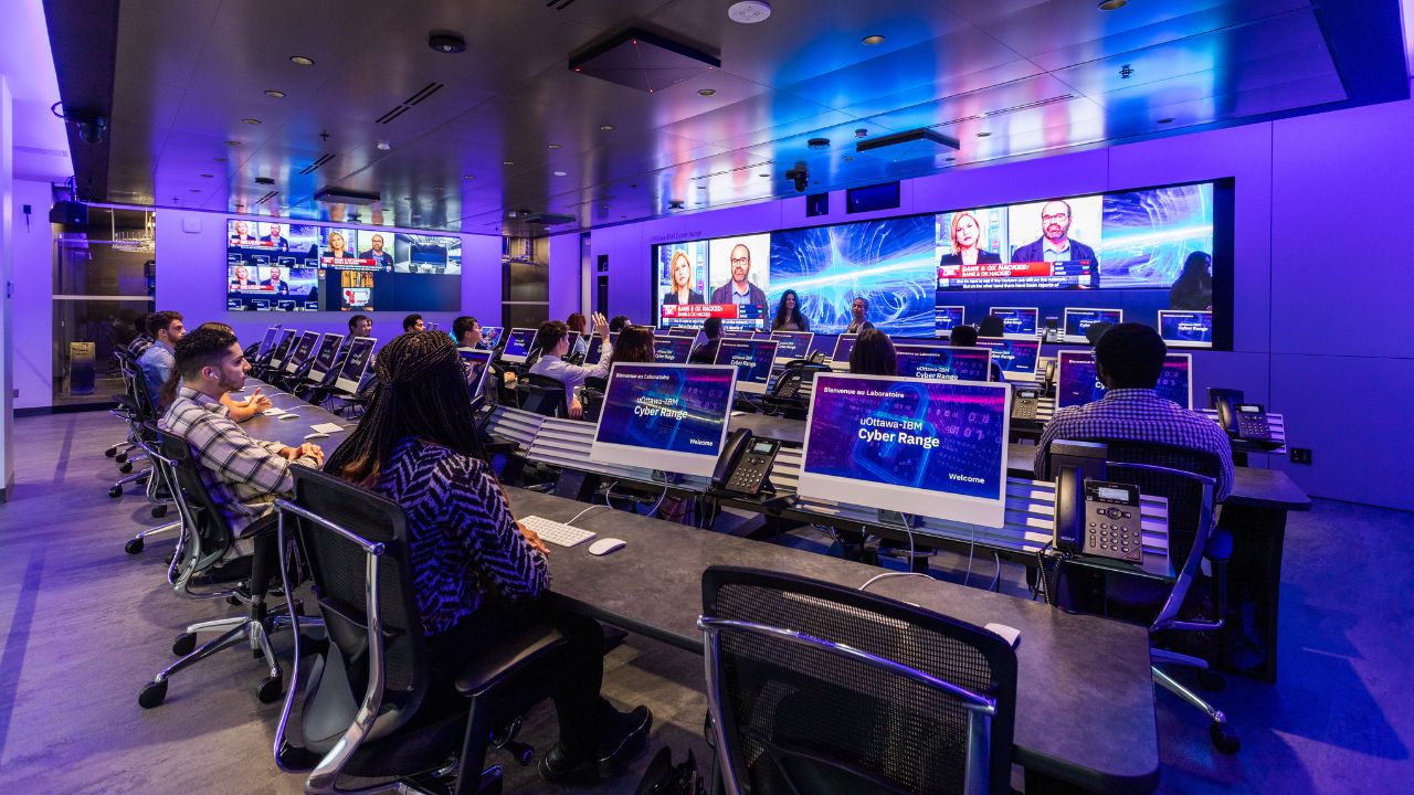 uOttawa IBM CyberRange cybersecurity