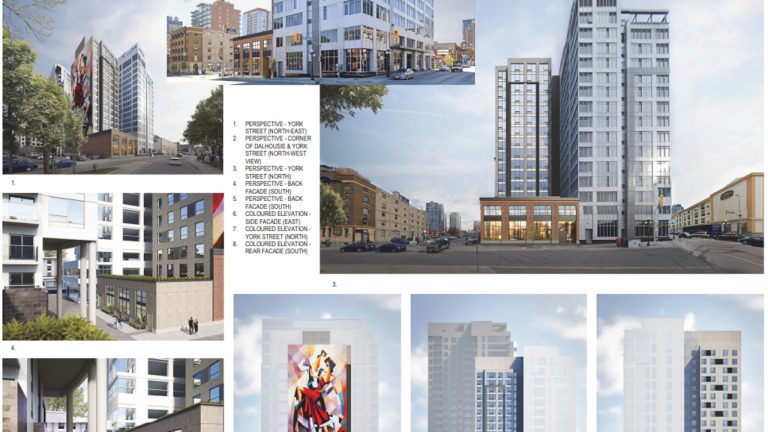 Concept drawings for Andaz Hotel addition