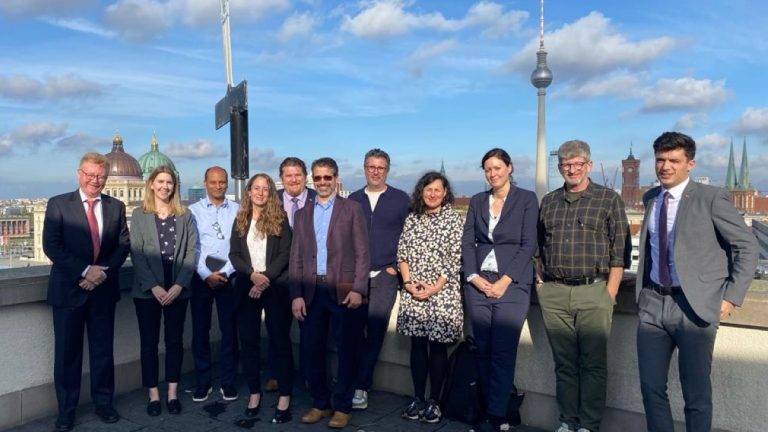 Andrew Reeves with group during Germany trip