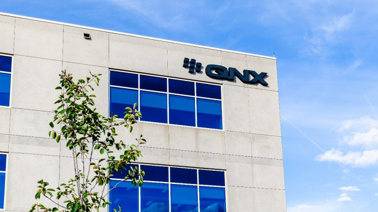 BlackBerry QNX stock image