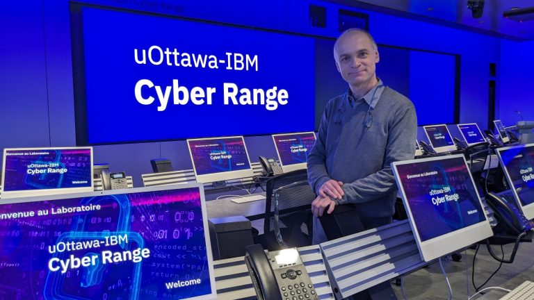 Guy-Vincent Jourdan, co-director of the uOttawa-IBM Cyber Range