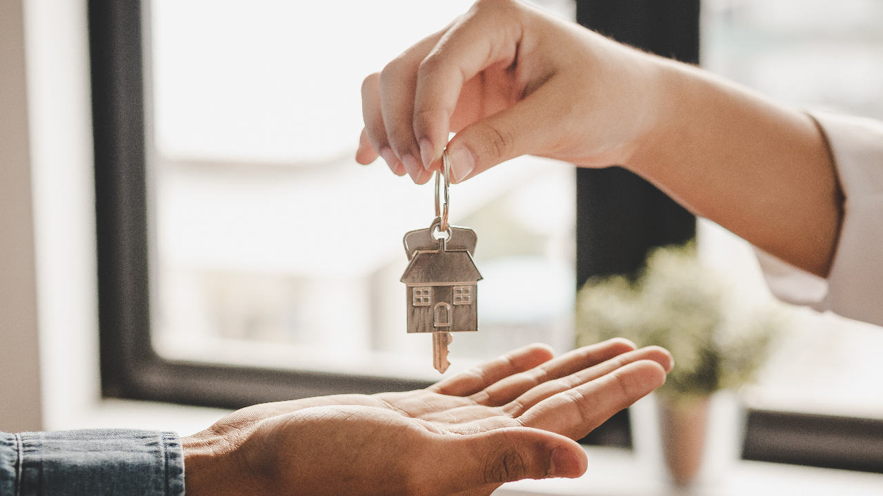 New home sales stock image